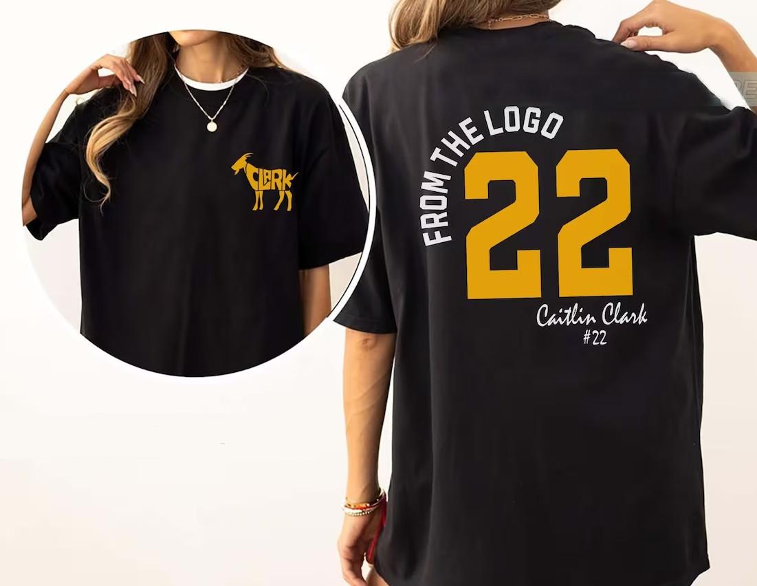 Caitlin Clark Shirt From The Logo 22 Caitlin Clark Fan Gift T-Shirt S-5XL S