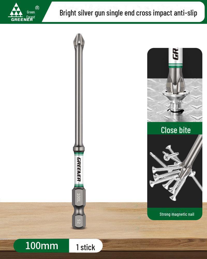 Green Forest Magnetic Non-slip Electric Screwdriver & Flashlight Drill Set