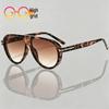 Unisex Retro Piloten Zonnebril, UV-beschermend, Groot Montuur, Trendy & Veelzijdig, Model M6330