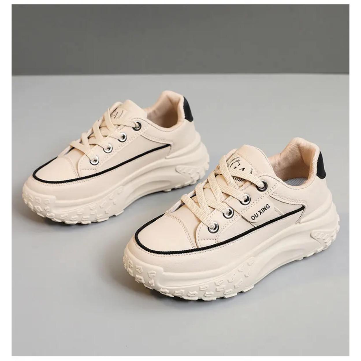 

2025Новые ретро женские туфли Весенние туфли на платформе Повседневные кроссовки Универсальная модная дизайнерская обувь Высококачественные женские кроссовки 40 хаки