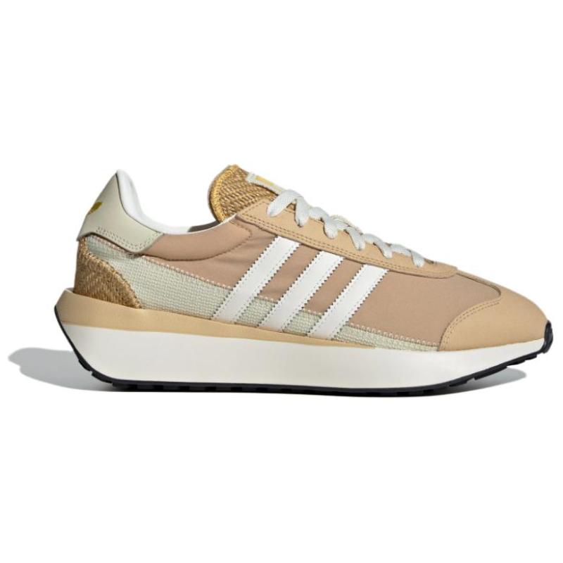 Adidas Originals COUNTRY XLG Anti-Slip Wear-Resistant Low-Top Casual Shoes Unisex Yellow Sneakers IF4343