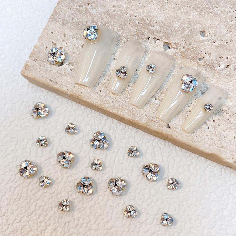 10pcs Shining 3D Nail Art Decoration Luxury Crystal Nail Art Charms  Manicure Accessory