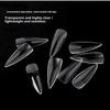 550Pcs Soft Gel Nail Tips Medium Short Almond Coffin Full Cover Matte Extension Tools Acrylic Press On Nail Diy Manicure Decor
