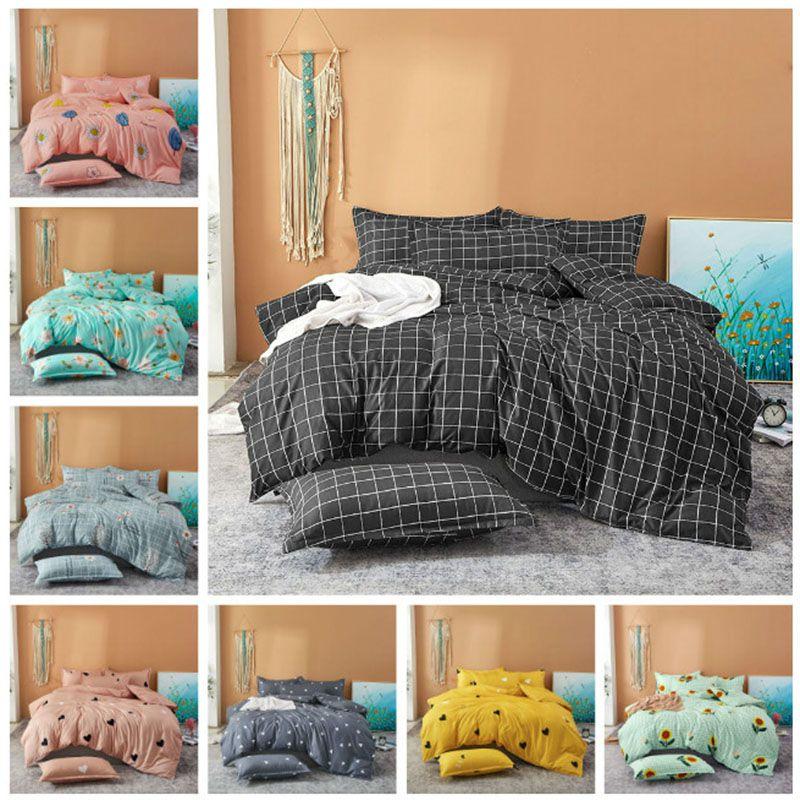 Elegant Floral Bedding Set With Beautiful Print Duvet Cover And Pillowcases For Single And Queen Beds