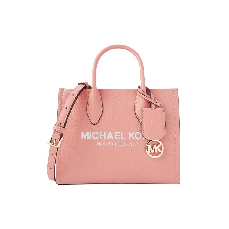 New MICHAEL KORS Leather Tote Bag, Shopping Bag, Handbag, Crossbody Bag Small Size Women's Fruit Pink 35S2G7ZC5L-682