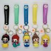 Creative Anime Cartoon Snow White Mermaid Doll Keychain Women's Bag Car Keychain Kawaii Cute Personalized Gifts Y2k Fashion