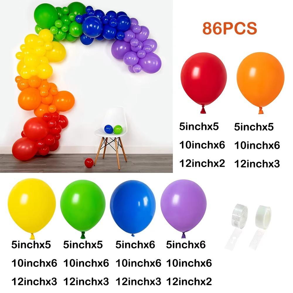 Karneval Zirkus Luftballon Girlande Bogen Set Rot Blau Gelb Konfetti Ballon Stern Folienballon Spielzeug Party Geburtstag Dekoration Regenbogen