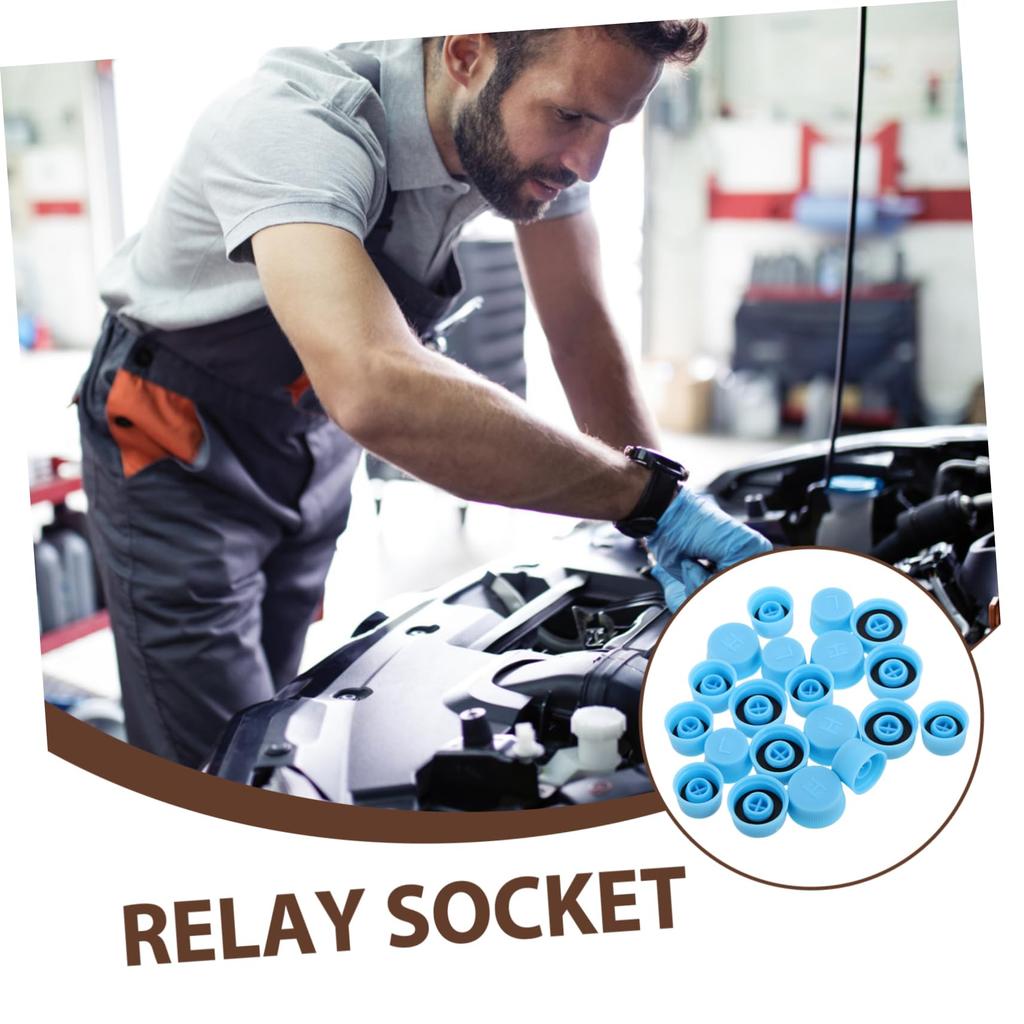 HORIALENCE 20pcs Car Air Conditioner Valve Caps Car Air Conditioner Low Pressure Valve Caps