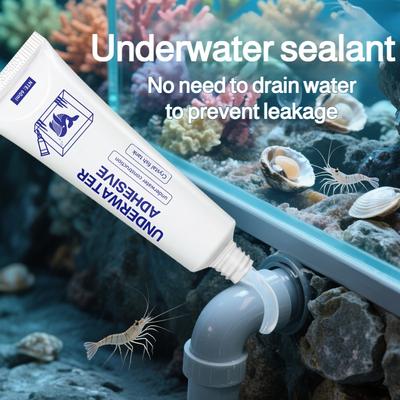 Fish Tank Sealant Transparent Pipe Joint Plugging Water Leakage Repair
