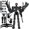 Finished Doll with 13 Joints Movable 3D Printing Knife and Knight DIY Decompression Ornament  Figurine Model Movable Joint Toy
