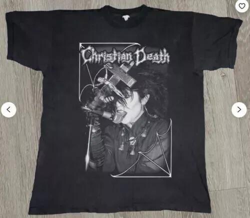Футболка Christian Death Винтажный стиль 80-х тур XXXL
