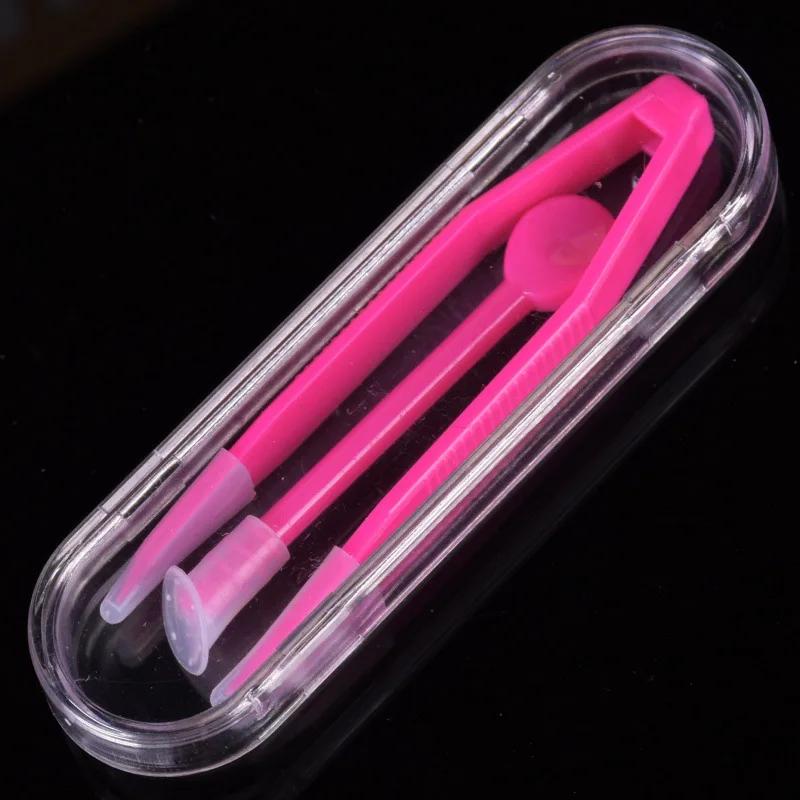 1 Set New Mini Women's Contact Lenses Tweezers Suction Stick for Special Clamps Tool Contact Lens Inserter Remover