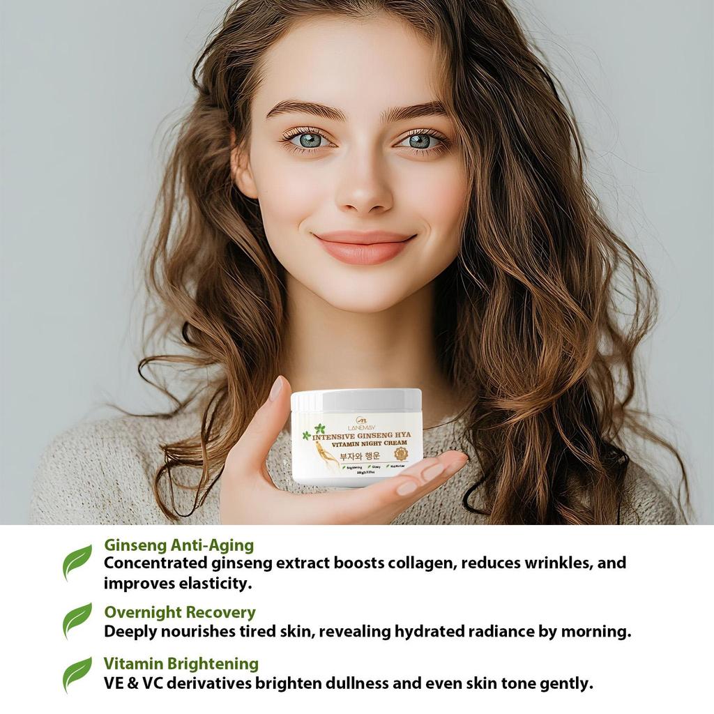 Vitamin C Night Cream- Deeply Hydrates and Firms the Skin, Even Out the Skin Tone, Suitable for All Skin Types As a Night Moisturizer,100g