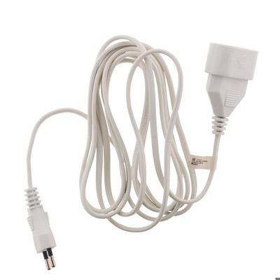 Household Extension Lead 5m - 1380W 6A - White - Zenitech