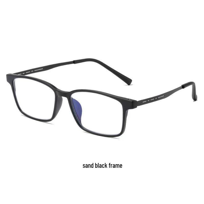 TR Ultra-Light Unisex Square Frame Anti-Blue Light Prescription Reading Glasses for Presbyopia In the Elderly.