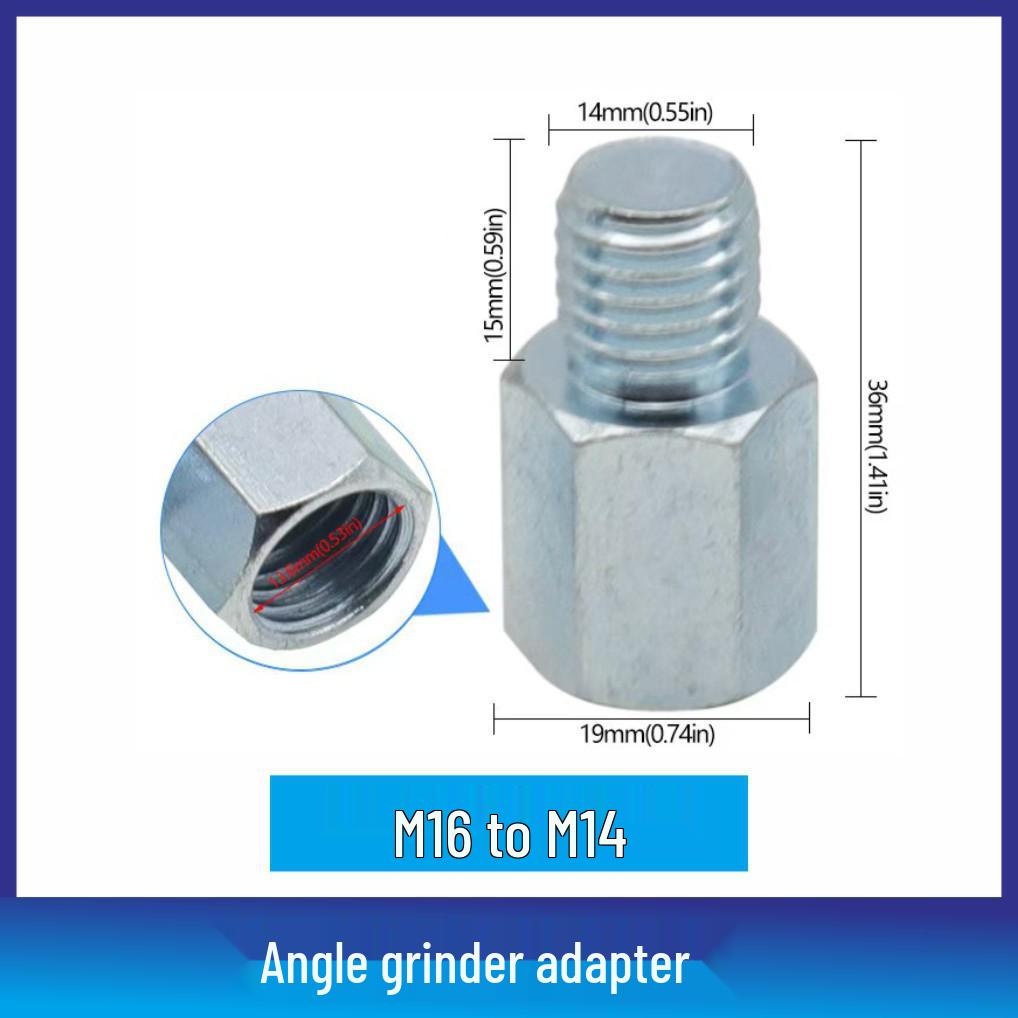 M16 auf M14 auf 5/8 Winkelschleifer Schraubadapter für Polierscheiben