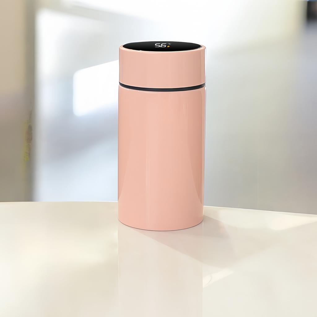 200ML Smart Thermal Water Bottle Intelligent Temperature Display Stainless Steel Bottle Vacuum Flasks Car Mounted Coffee Mug