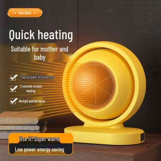 Portable Mini Desktop Fan Heater for Home & Office