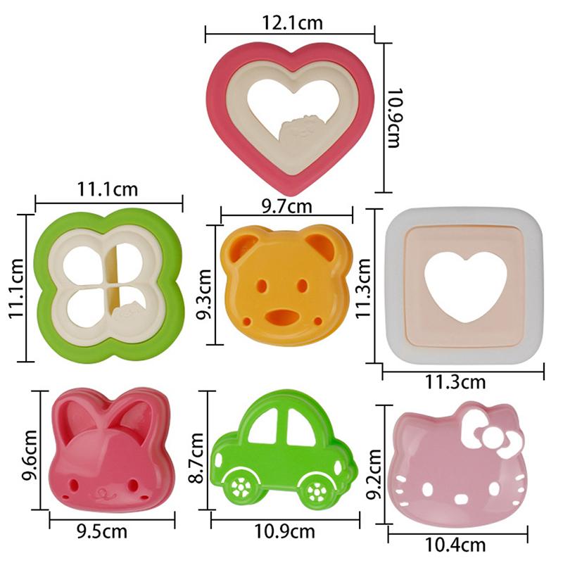 Teddy Bear Sandwich Mold Bento Lunch Sandwich Bread Mold Cutters Shapers Maker