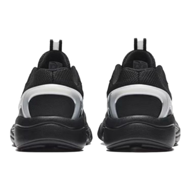 Anta Kids Comfortable Versatile Non-Slip Durable Low-Top Running Shoes Kids sneaker Black Silver A12438802-4