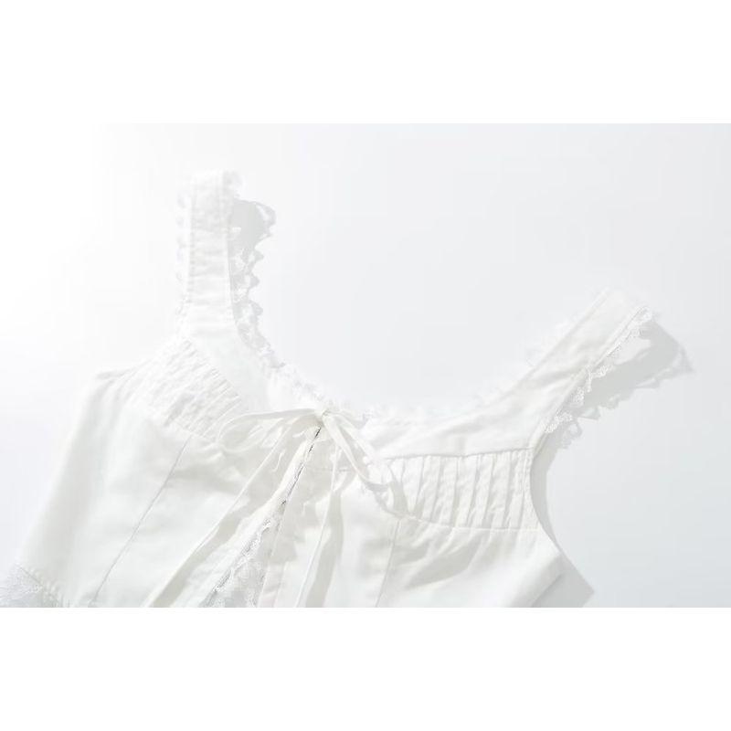 Kaslead Chest Lace-up Silm Wild Vest