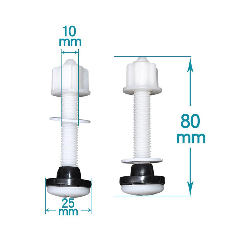 Toilet Seat Bolts Thread Diameter: 10mm 2 X Brand New