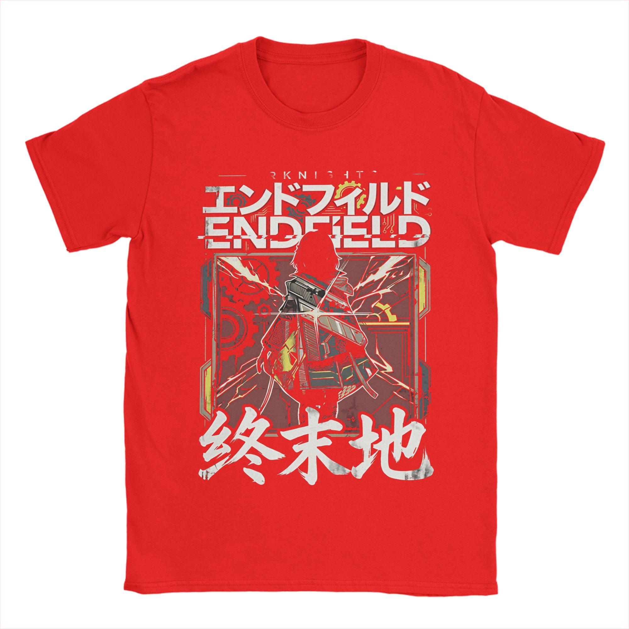Arknights Endfield Новое поступление Футболка для мужчин и женщин 100% хлопок Футболка Одежда S