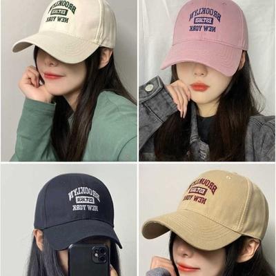 New Korean Baseball Cap - Deep Crown Wide Brim Sun Hat for Big Head Men & Women Face Slimming Adjustable UV Protection Snapback