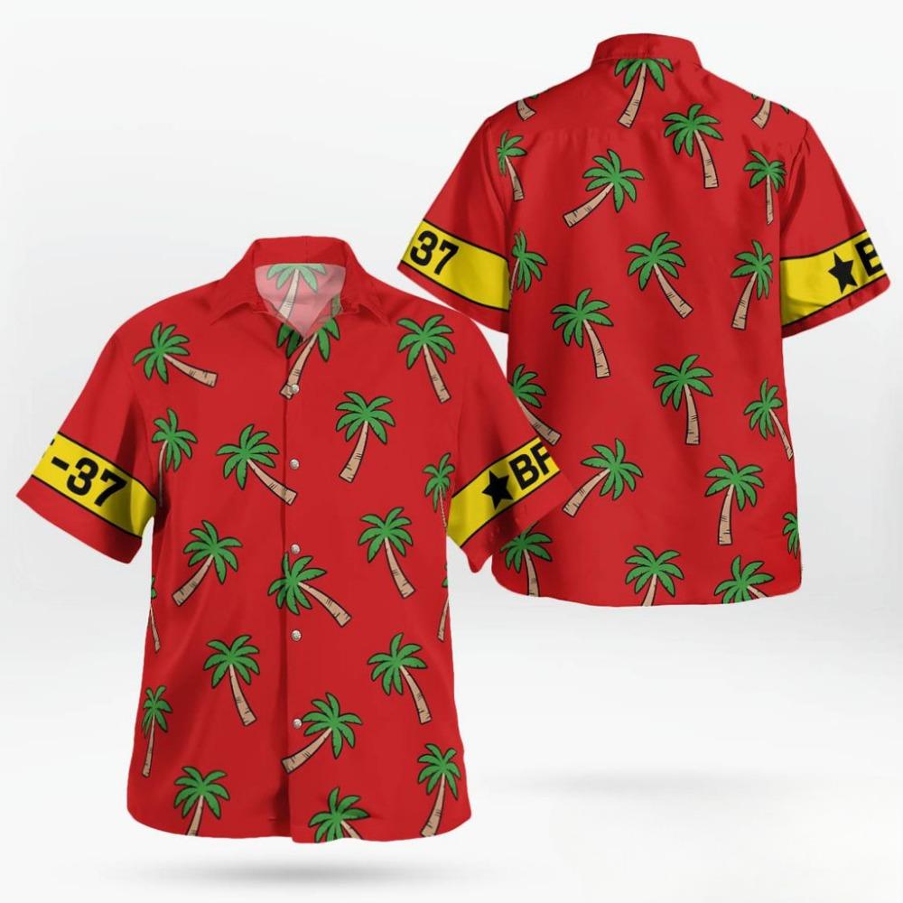One Piece Luffy Dressrosa Chemise Tournesol – Chemise Hawaïenne One Piece