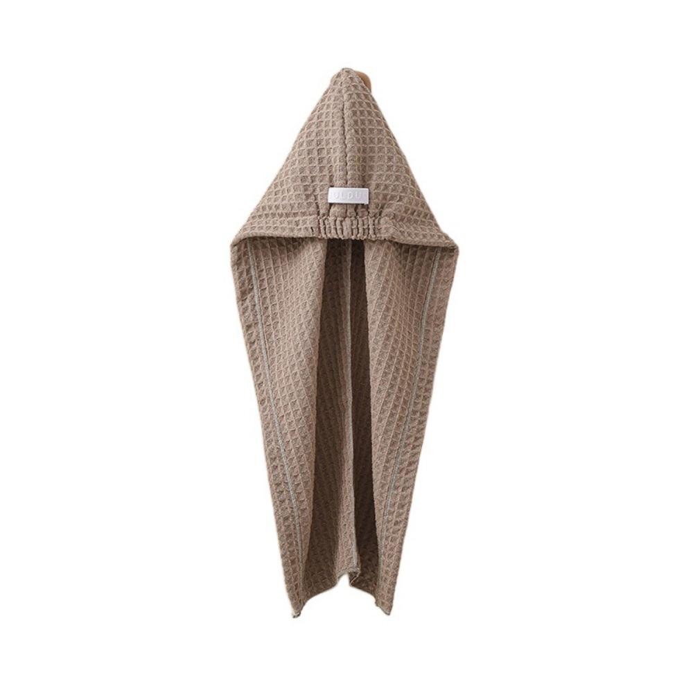 Soft Women Bath Head Wrap Quick-dry Hair Drying Hat Towel Cap Waffle Dry Hair Cap  Home Use