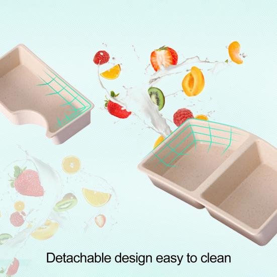 1 sada Jídelní talíř Kreslený design Přihrádka Stupeň kontaktu s jídlem Odnímatelná Zelenina Jídlo Ovocný Dezert Stolování