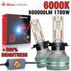 1700W 800000LM H7 H4 H11 Led Headlight Canbus High Power  H1 H3 H8 9005 HB3 9006 HB4 9012 HIR2 Turbo Lamp Car Led Headlamp 6000K