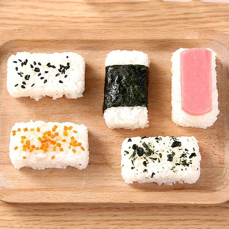 Rice Ball Mold Sushi Mold Sushi Mold Rice Ball Non-Stick Pressure Storage Box Lunch Box Bento Tool Diy Kitchen