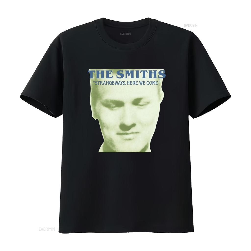 The Smiths Strangeways Here We Come T Shirt Rock Band Print Vintage Washed Streetwear Top For Everyday Wear Graphic Stylish