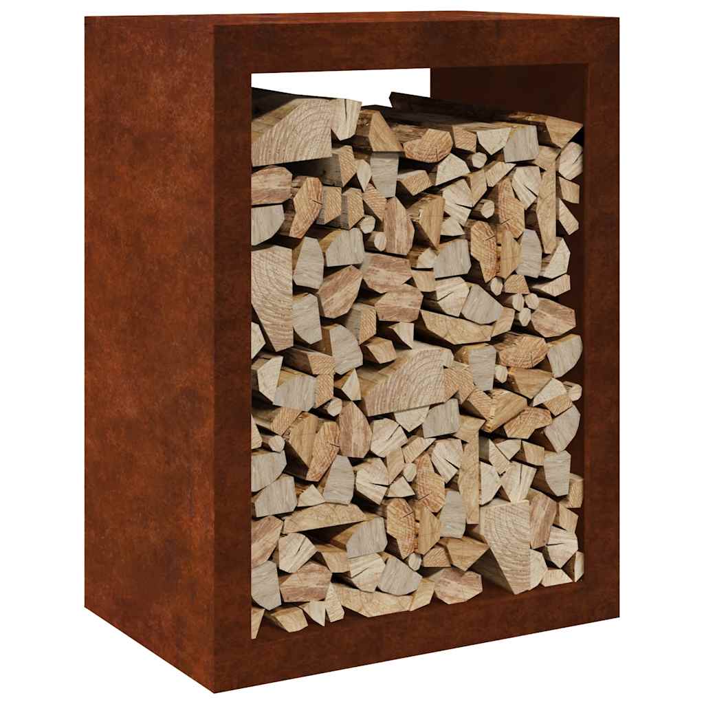 Firewood Rack 60x40x80 cm Weatherproof Steel