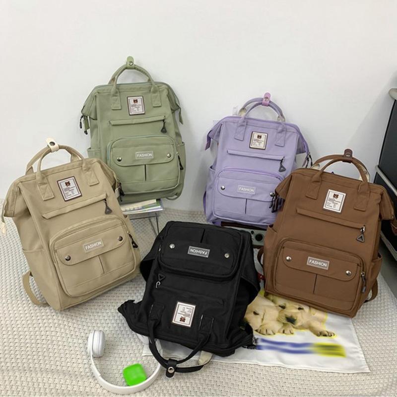 2025 New Japanese-style Academic Backpack Minimalist Lightweight Large-Capacity Student Backpack Outdoor Travel Casual Backpack