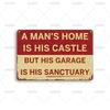 Retro Garage Metal Tin Sign Vintage Tool Wall Art Poster for Home Bedroom Bathroom Decoration Rustic Wall Decor Chic Gift