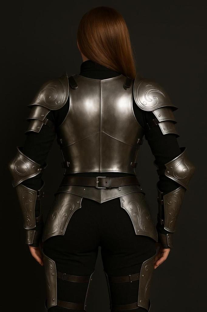 Women's Medieval Lady Knight Costume Set for LARP Cosplay Renaissance Fair