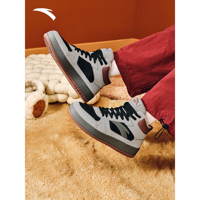 ANTA Women s Original Plush Lined High-Top Leather Sneakers US 5.5