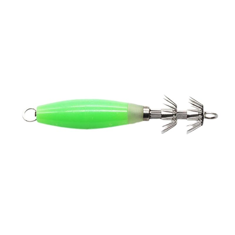 Glows Squid Fishing Baits Squid Jig Baits Fluorescents Luminous Baits Fishing