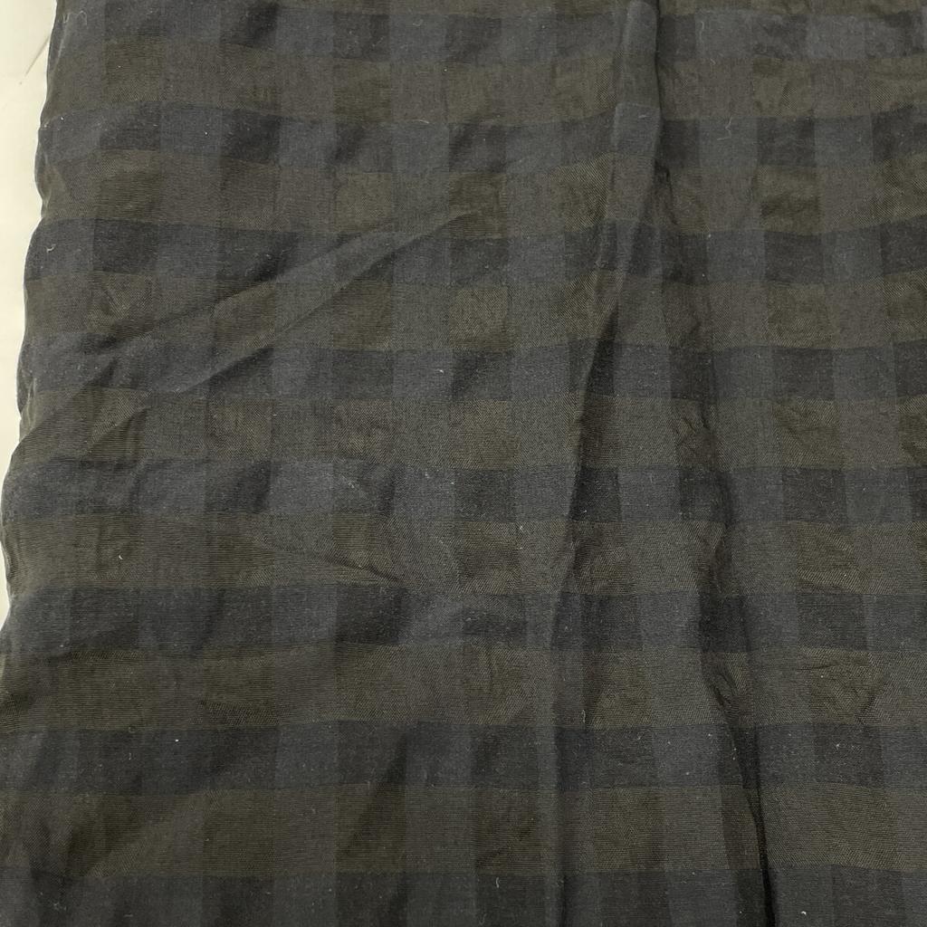 CLANE 23 Stainless Steel Black 14112-5262 Kingham Check Handkerchief One Piece Dress 0 blackUsed