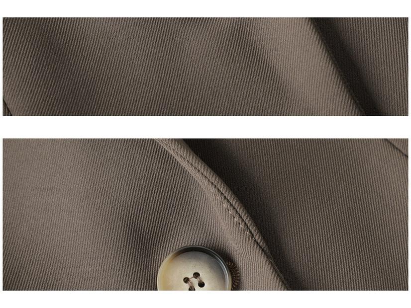 Jachetă costum casual profesională de toamnă/primăvară pentru femei, cu croială slim: La modă, Versatil, Elegant.