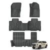 LUCKEASY Right Drive for GWM Tank 500 2024-2025 Hybrid HEV Hi4-T 7 Seater TPE Car Floor Mats Trunk Liner Cargo Accessories Black