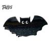 Daily Wear Hair Jewelry Halloween Claw Clip, Cute Headdress, Glitter Acrylic Bat Pumpkin Trendy Accessories for Girls Black Cat Spider Ghost