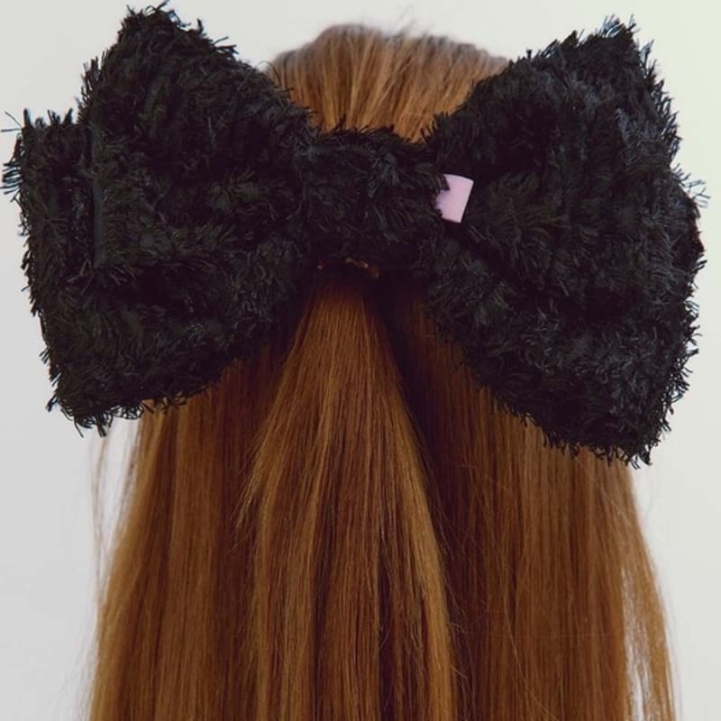 

hish fringe barrette 10 black