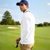 Amerikanischer Stil Locker Langarm Herren Freizeit Atmungsaktiv Einfarbig Golf Poloshirt