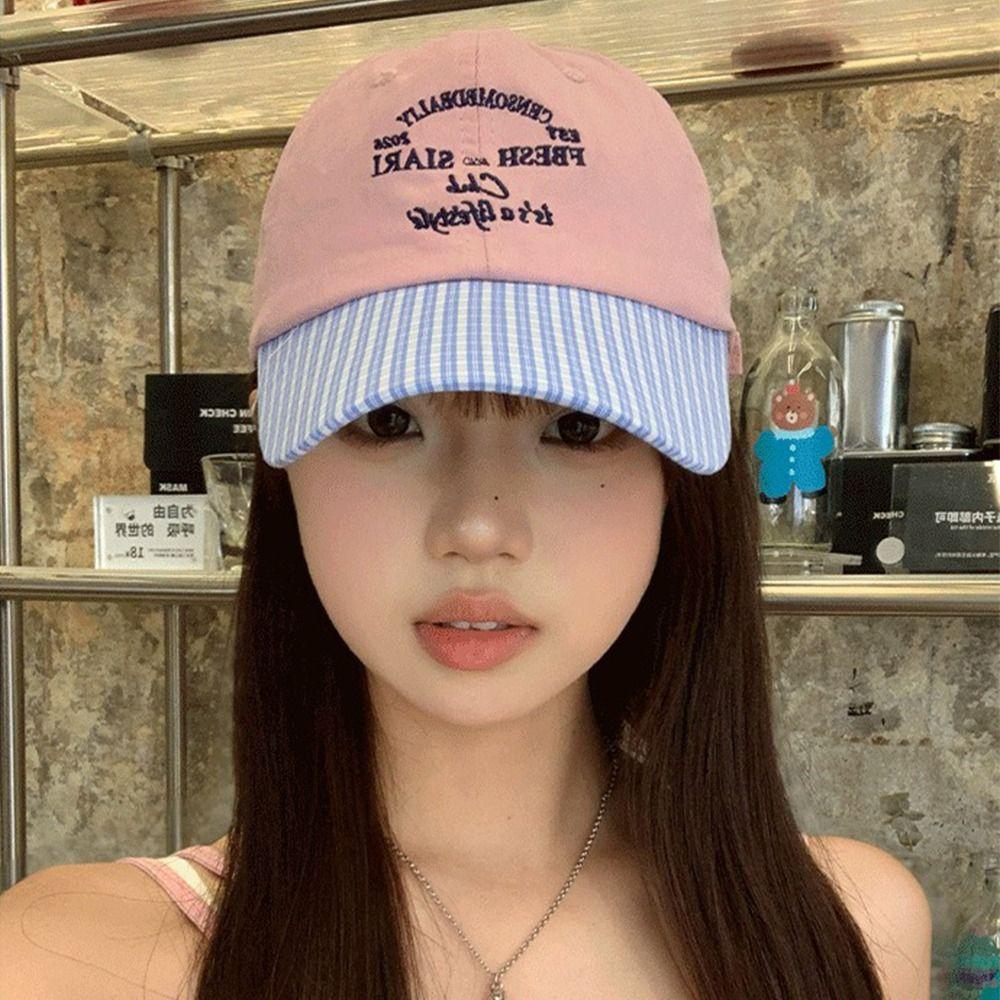 Spring Summer Baseball Hat Korean Snapback Cap Trendy Peaked Cap  Teenagers