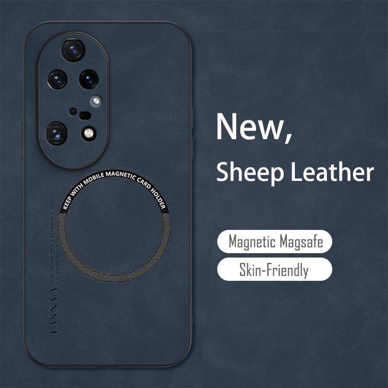 Vintage Fluff Leather Magnetic Soft Case For Huawei Mate 50 40 30 Honor 8X 9X 10 20 Lite 30 50 60 70 90 Nova 11 10 9 P60 P50 P40 P30 Pro Magsafe Cover
