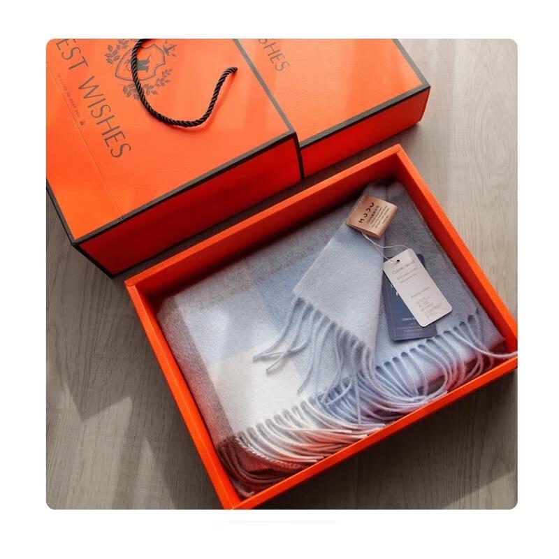 Australian Wool Plaid Scarf