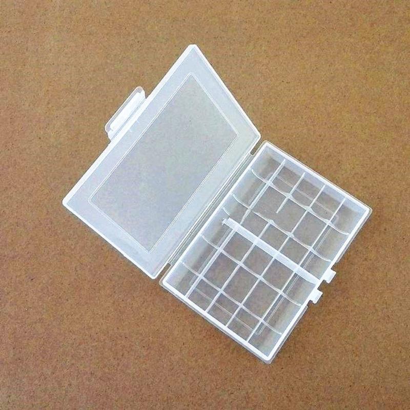 Hard Plastic Battery Holder Case Organizers Container For 2A 3A Size Batteries